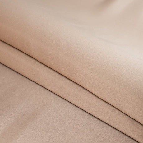 Brown and Tan Two-Tone Double Duchesse Satin