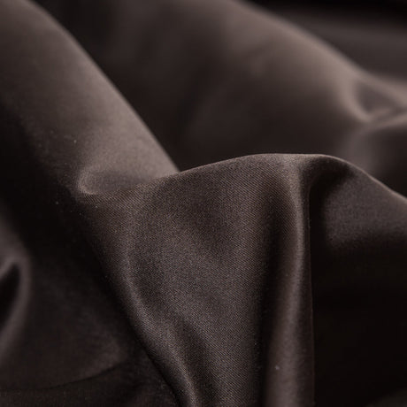 Brown and Navy Two-Tone Double Duchesse Satin