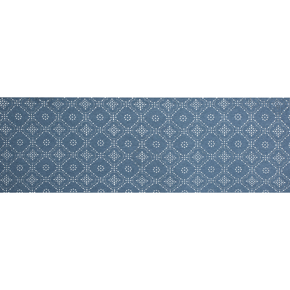 Italian Aviaition Blue Laser-Cut Jersey