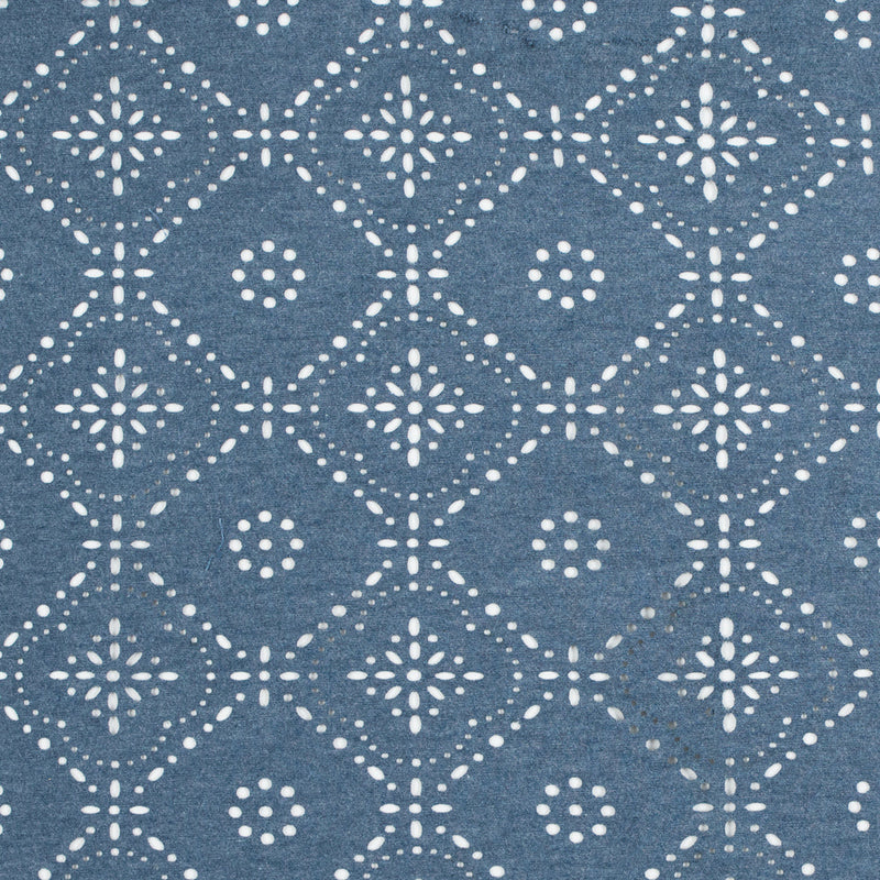 Italian Aviaition Blue Laser-Cut Jersey