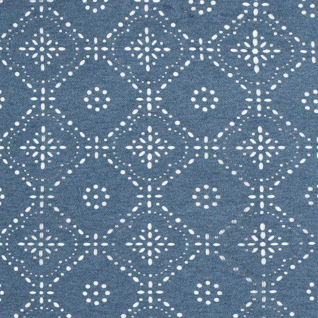 Italian Aviaition Blue Laser-Cut Jersey