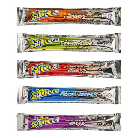 Sqwincher Sqweeze Assorted Electrolyte Freezer Pops 3 fl. oz. - 150/Case