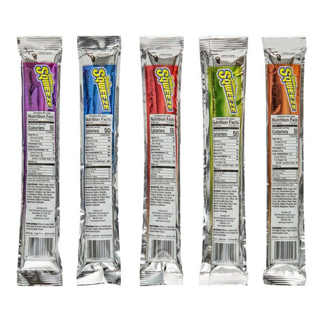 Sqwincher Sqweeze Assorted Electrolyte Freezer Pops 3 fl. oz. - 150/Case