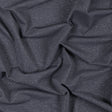 Gray and Metallic Silver Striped Stretch Nylon Jersey