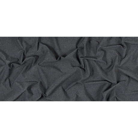 Heathered Charcoal Stretch Nylon Jersey