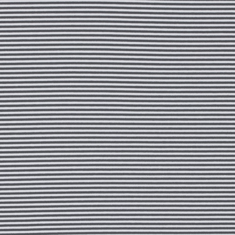 Gray and White Candy Striped Stretch Eclon Jersey