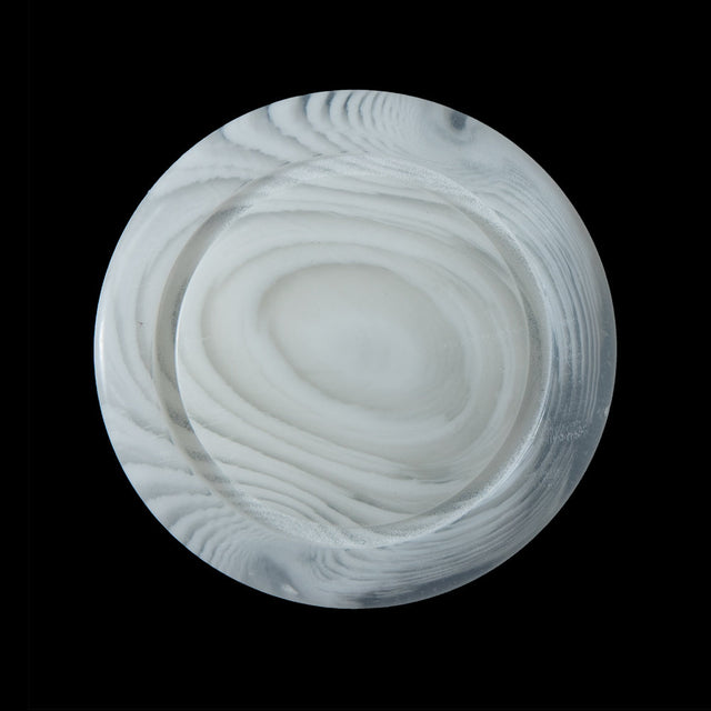 White Translucent Shank-Back Button - 44L/28mm