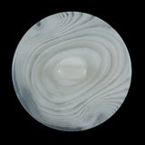White Translucent Shank-Back Button - 54L/34mm