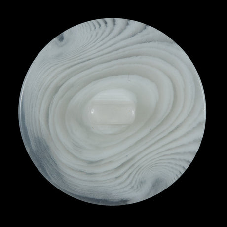White Translucent Shank-Back Button - 54L/34mm