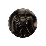 Black Semi-Transparent Plastic Button - 40L/25.5mm
