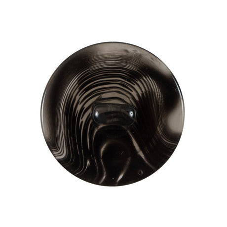 Black Semi-Transparent Plastic Button - 40L/25.5mm