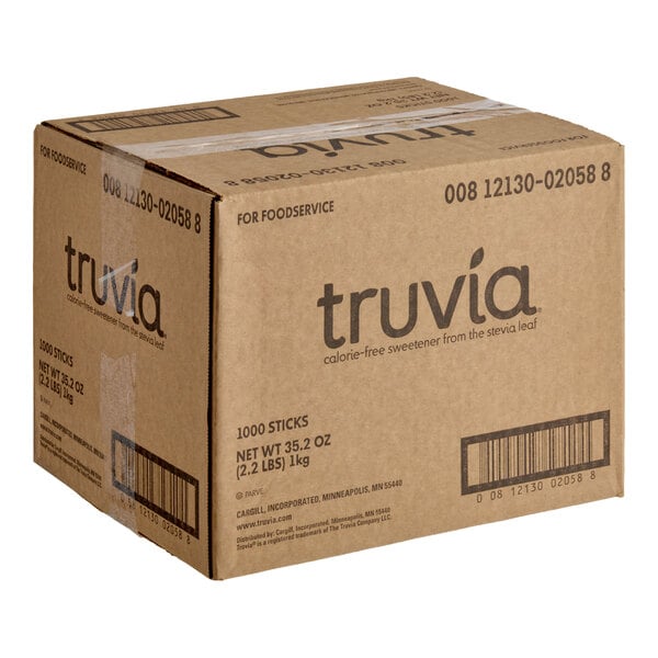Truvia Stevia Sugar Substitute Stick 1 Gram - 1,000/Case
