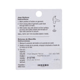 Dritz Gold Jean Buttons - 6 ct