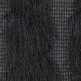Black Chevron Fringe Fabric