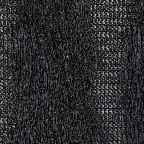 Black Chevron Fringe Fabric