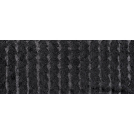 Black Chevron Fringe Fabric