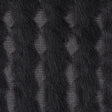 Black Chevron Fringe Fabric
