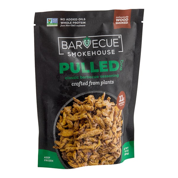 Barvecue Plant-Based Vegan Wood-Smoked Barbecue Pulled Pork 10 oz. - 6/Case