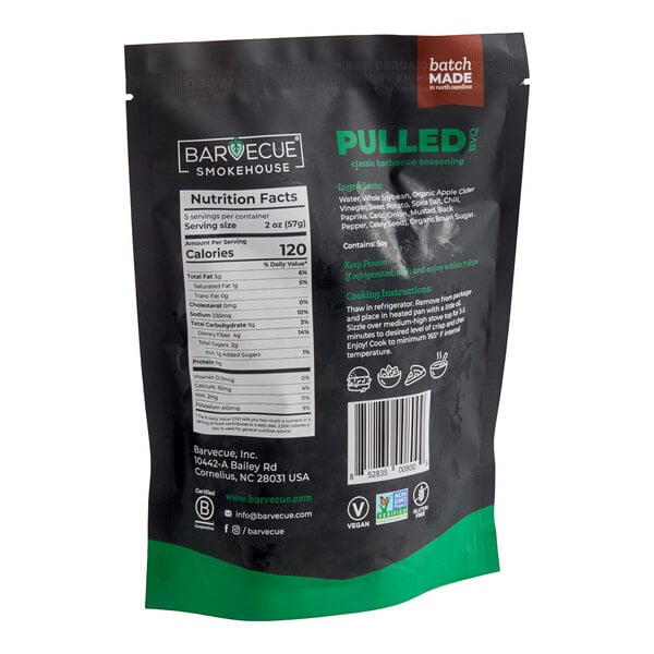 Barvecue Plant-Based Vegan Wood-Smoked Barbecue Pulled Pork 10 oz. - 6/Case