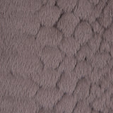 Taupe Silky Embossed Stretch Faux Fur