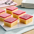 Eli's Cheesecake 20-Slice Pre-Cut Vegan Lemon Raspberry Cheesecake 48 oz. - 4/Case