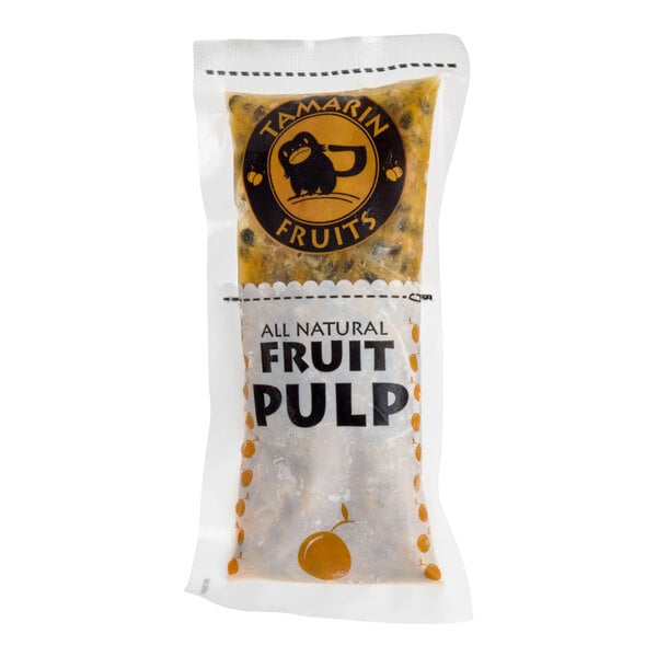 Tamarin Fruits Purple Passion Fruit Pulp Packet 90 Gram - 20/Case