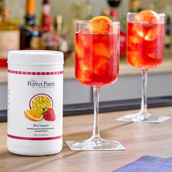Perfect Puree Red Sangria Blend Concentrate 28 oz.