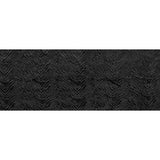 Zebra Embossed Velvet - Black