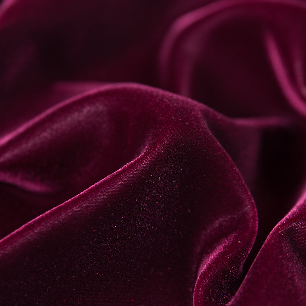 Luxury Lyons Velvet - Tuscan Wine Red - Leander Collection