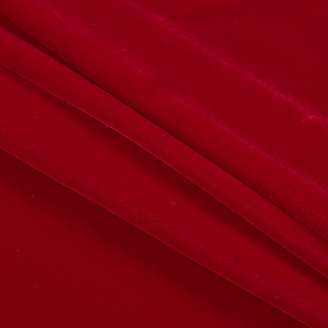 100% Polyester Micro Velvet - Scarlet - Bellini Collection