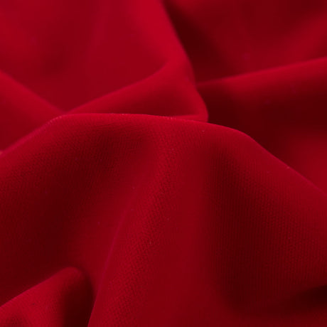 100% Polyester Micro Velvet - Scarlet - Bellini Collection