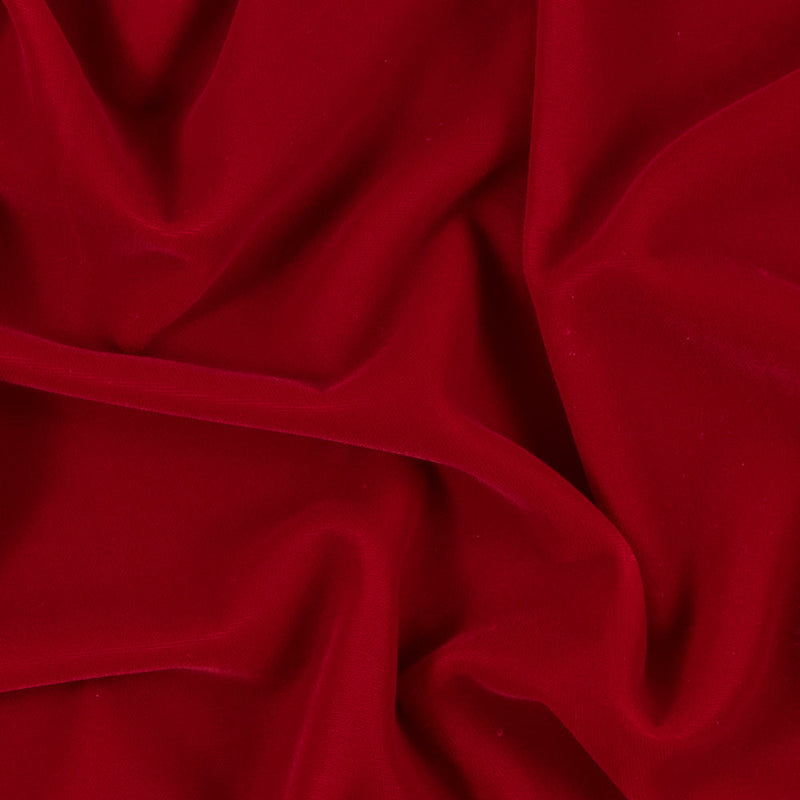 100% Polyester Micro Velvet - Scarlet - Bellini Collection