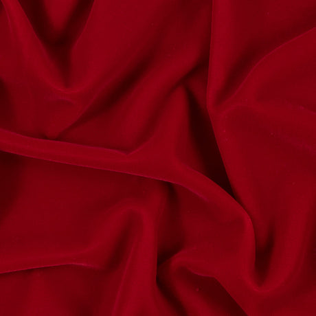 100% Polyester Micro Velvet - Scarlet - Bellini Collection