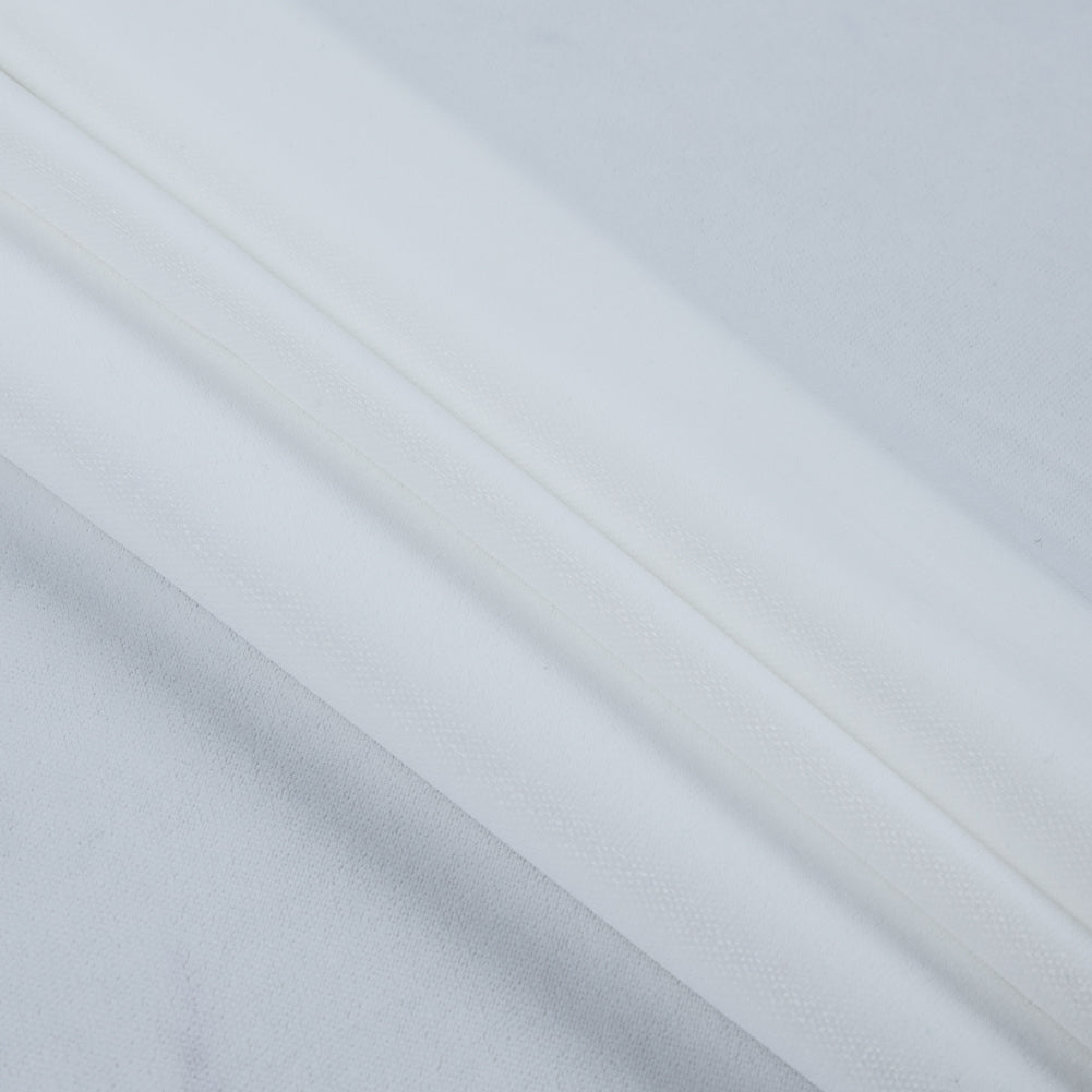 100% Polyester Micro Velvet - White - Bellini Collection
