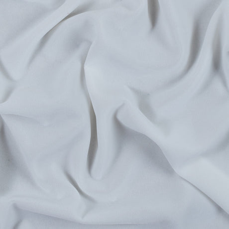 100% Polyester Micro Velvet - White - Bellini Collection