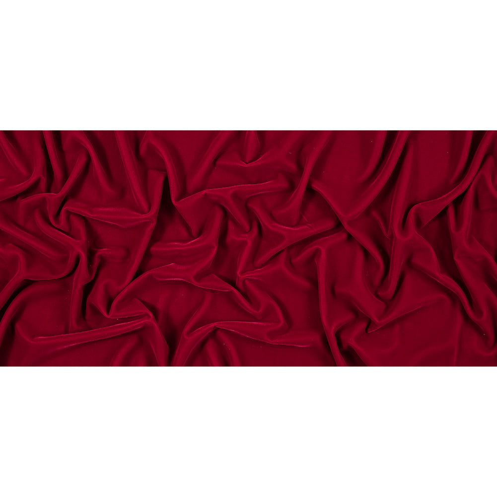 100% Polyester Micro Velvet - X-Mas Red - Bellini Collection