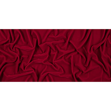 100% Polyester Micro Velvet - X-Mas Red - Bellini Collection