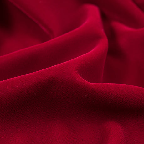 100% Polyester Micro Velvet - X-Mas Red - Bellini Collection