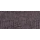 Herringbone Grooved Faux Fur - Charcoal