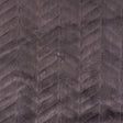 Herringbone Grooved Faux Fur - Charcoal