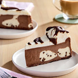 Eli's Cheesecake 14-Slice Pre-Cut Brown Cow Cheesecake 103 oz. - 2/Case