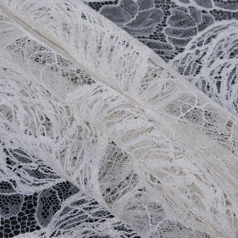 Vera Wang French Ivory Embroidered Lace