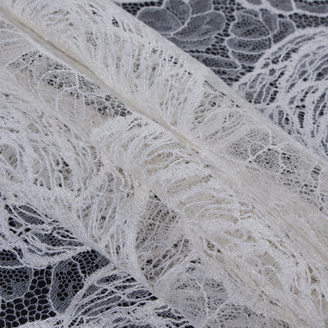 Vera Wang French Ivory Embroidered Lace
