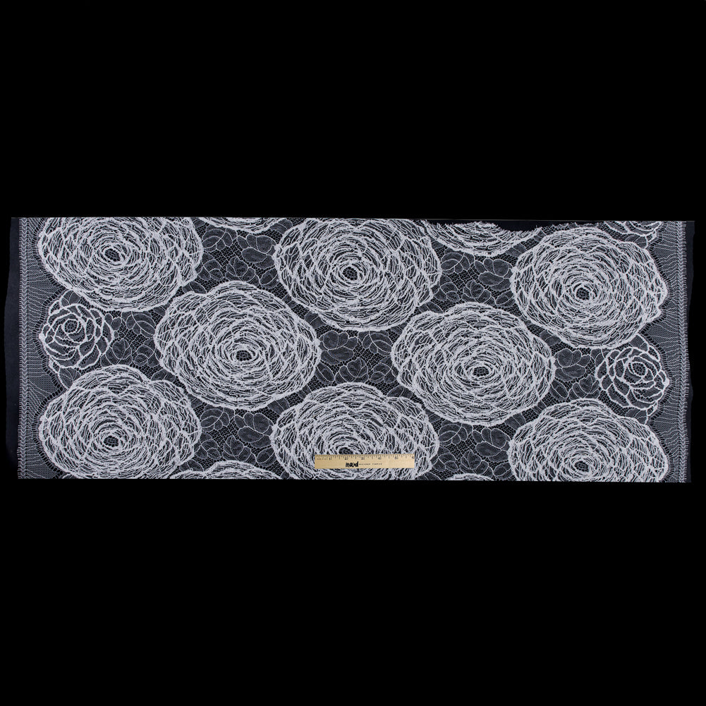 Vera Wang French Ivory Embroidered Lace