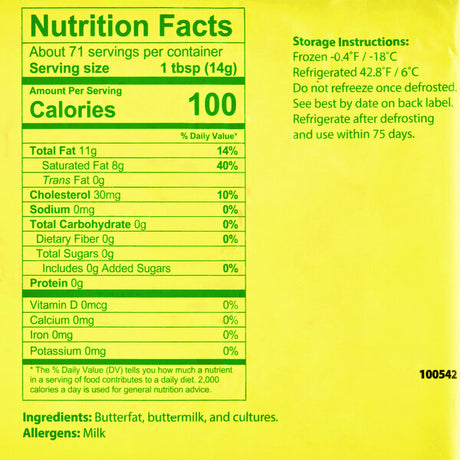 Beurremont Unsalted Lamination Butter Sheet 82% Butterfat 2.2 lb. - 10/Case