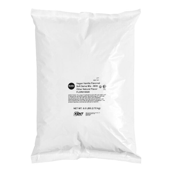 Frostline Vegan Vanilla Soft Serve Mix 6 lb. - 6/Case