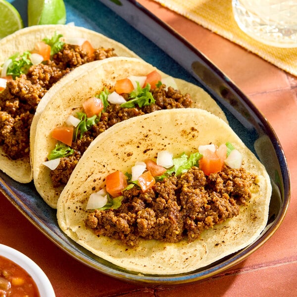 Carne Azteca Seasoned Beef Taco Filling 2.5 lb. - 4/Case