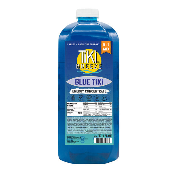 Tiki Breeze Blue Tiki Energy 5:1 Concentrate 67.6 fl. oz.