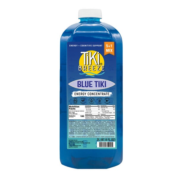 Tiki Breeze Blue Tiki Energy 5:1 Concentrate 67.6 fl. oz.
