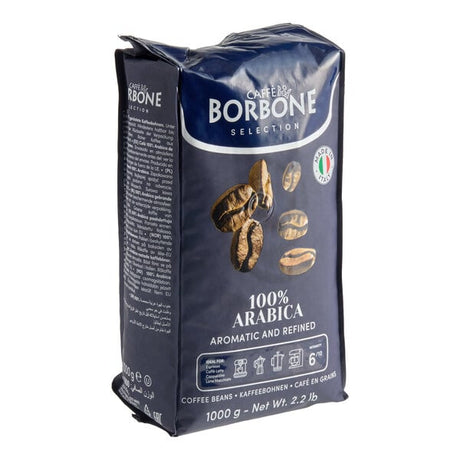 Caffe Borbone 100% Arabica Whole Bean Espresso 2.2 lb. - 6/Case